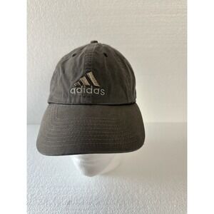 Adidas Logo Men's Gray Baseball Cap Logo Embroidered on front Adjustable OS